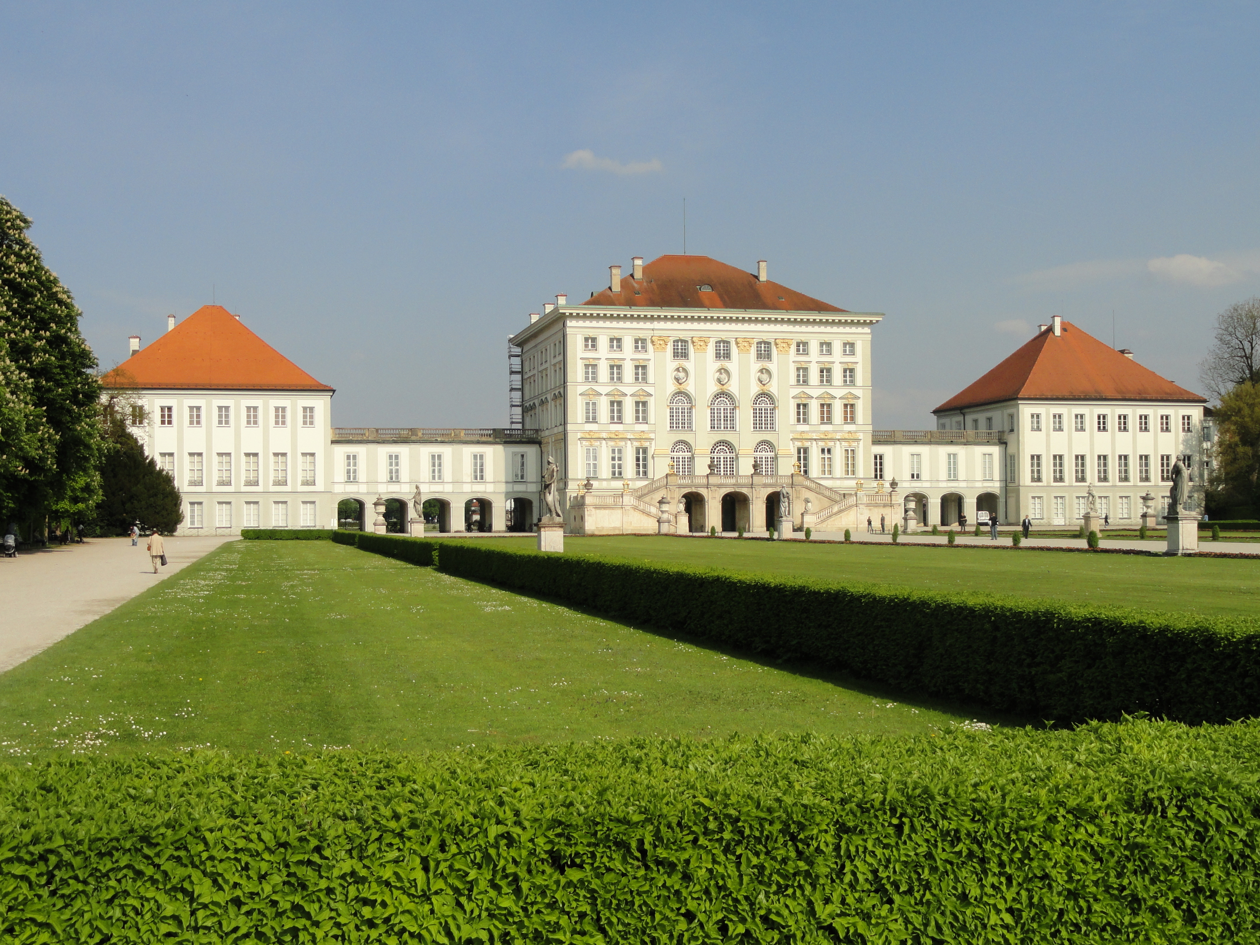 Schloss Nymphenburg von der Parkseite